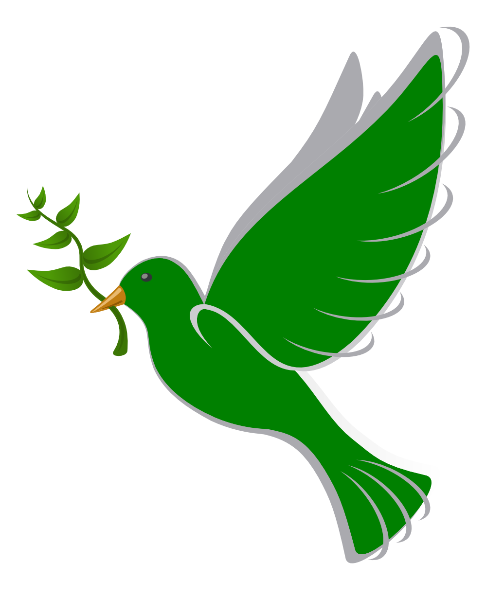 Peace doves clipart
