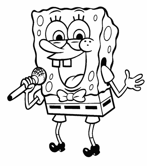 SpongeBob Squarepants Coloring Pages | Learn To Coloring