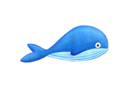Baby Blue Whale Drawing - Emoticons Smileys Symbols