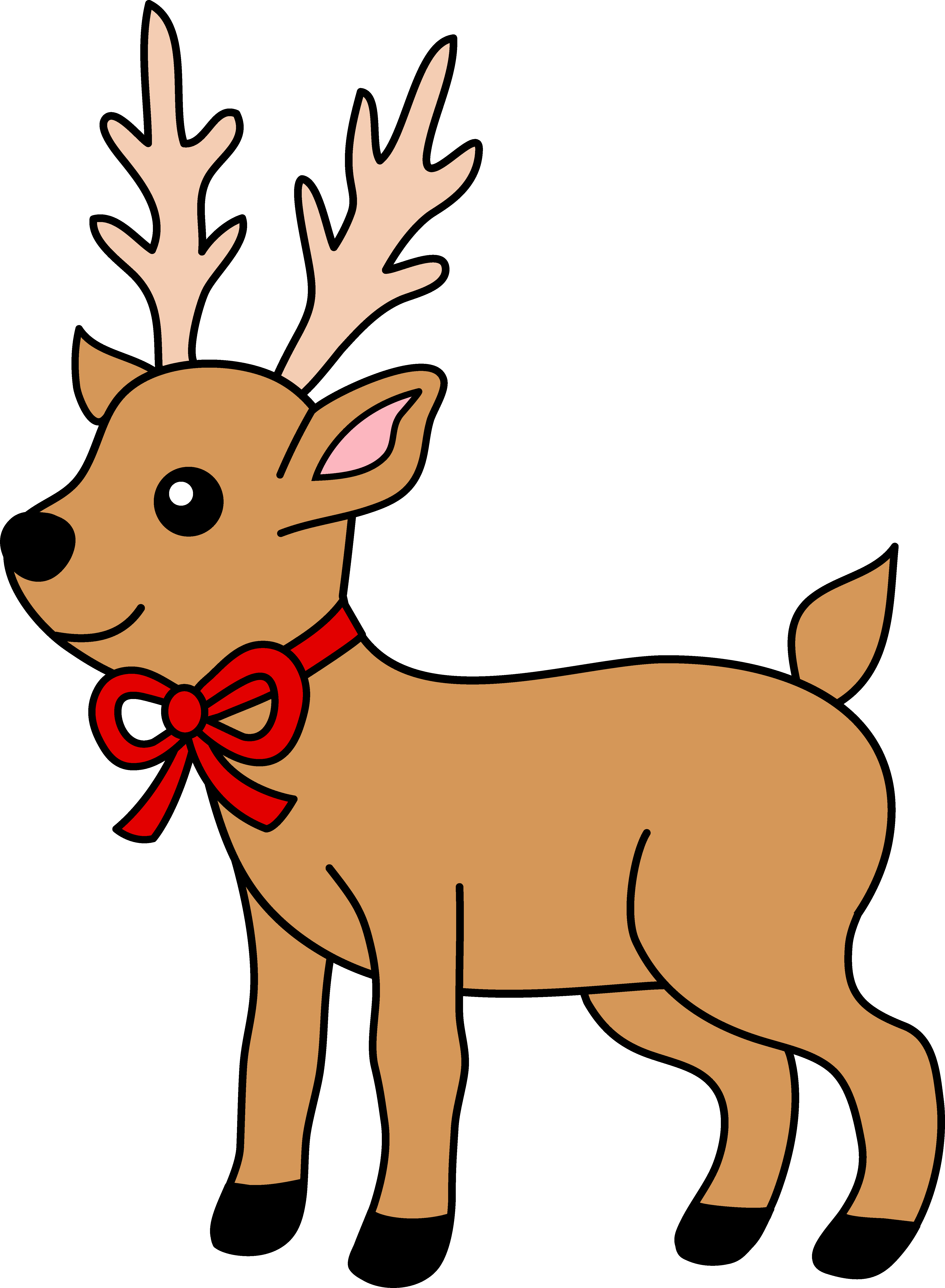Christmas reindeer images clip art