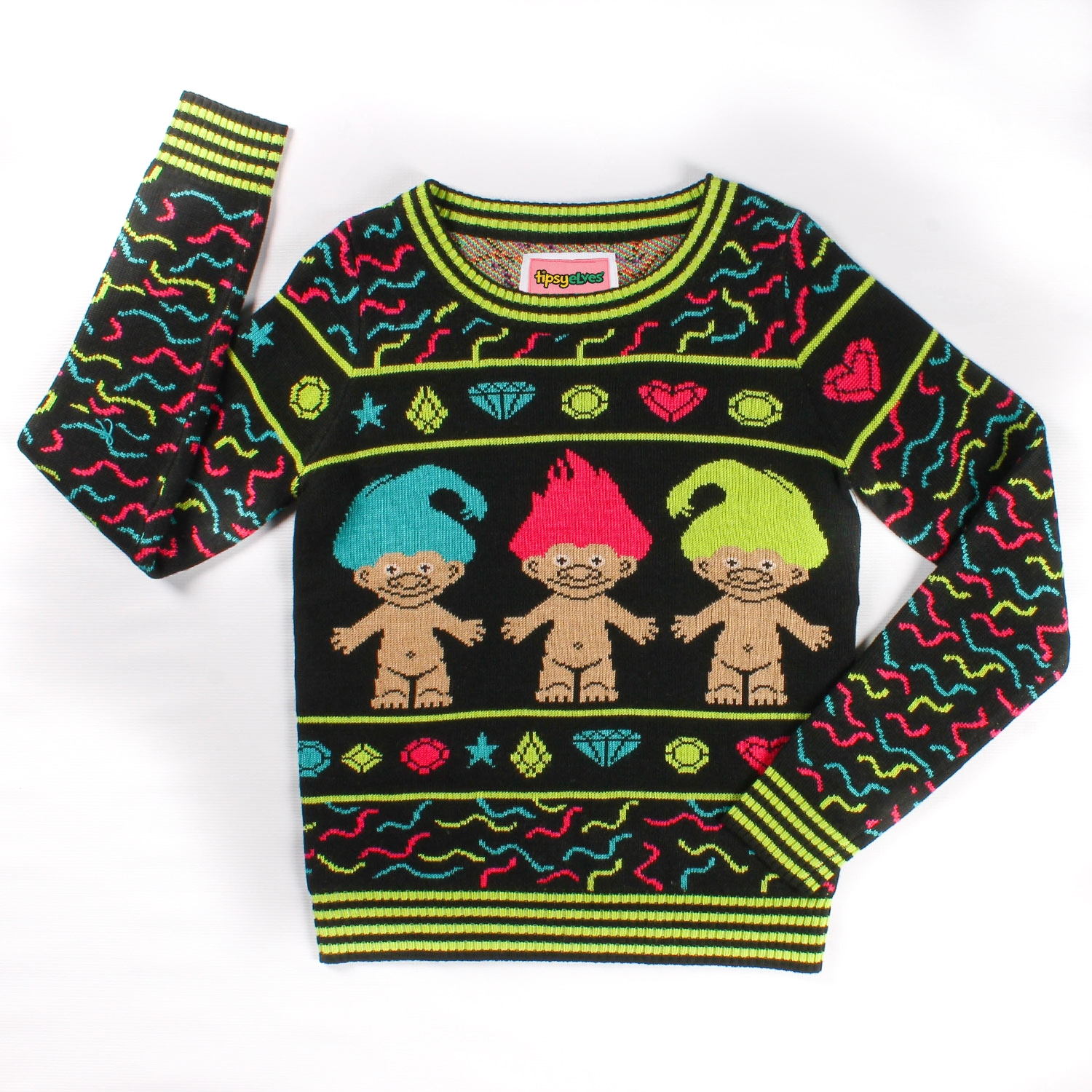 Women's Neon Trolls Sweater | Tipsy Elves