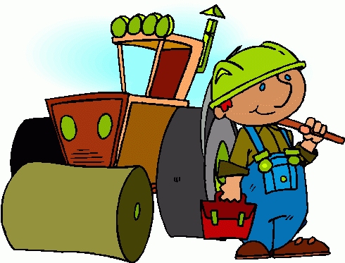 Construction worker clipart free