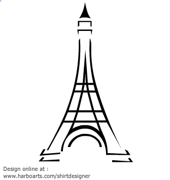Download : Tour Eiffel in Paris - Vector Graphic
