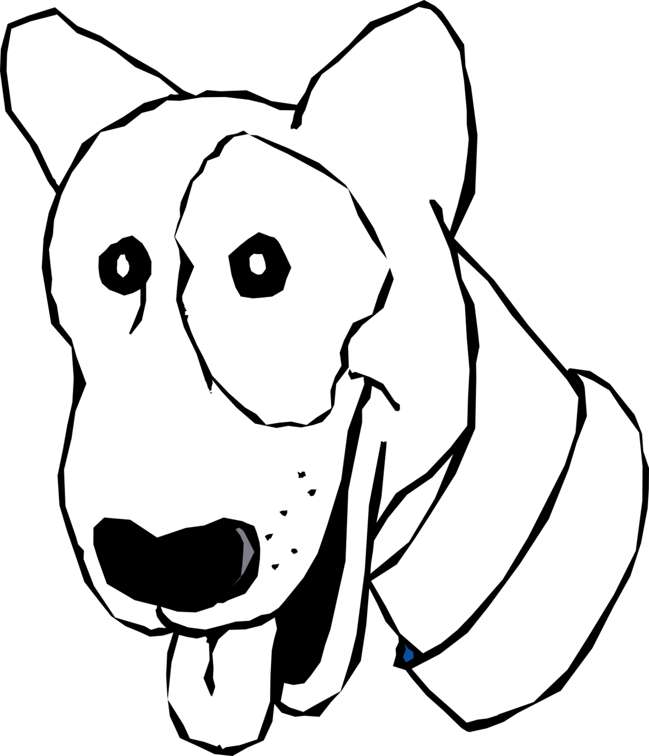 Cartoon Dog Head Clipart - Free to use Clip Art Resource