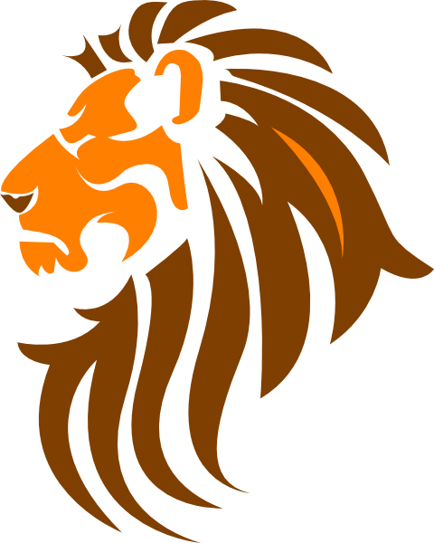 lion head clipart | Hostted