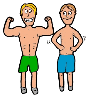 Muscle Man Clipart