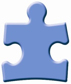 autism awareness ribbon with puzzle pieces sugar cookies, sweet ...