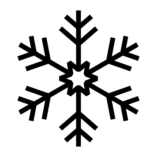 Collection of snowflake icons free download