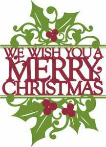 Wish you a merry christmas clipart images