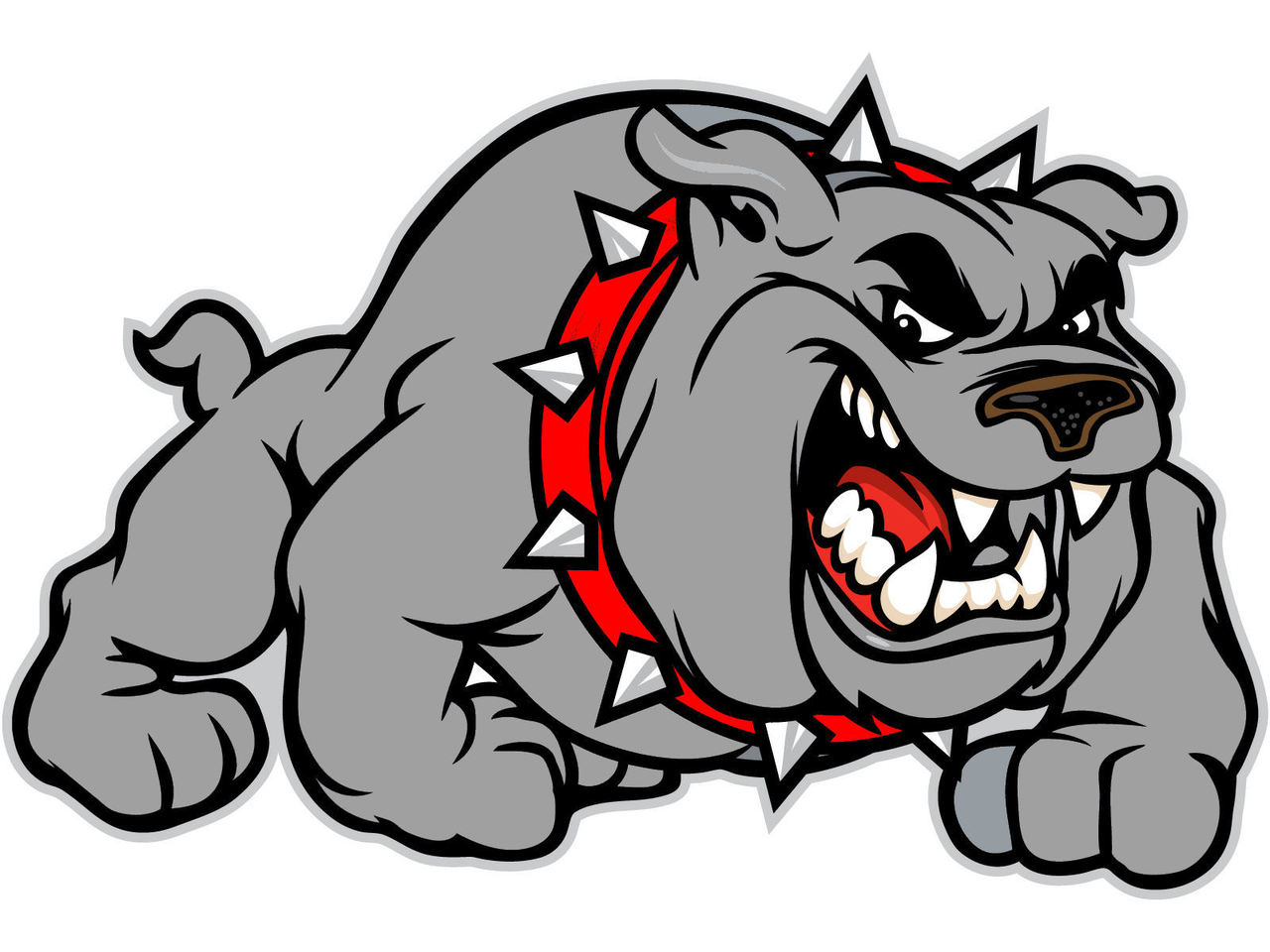 Bulldog Head Logo