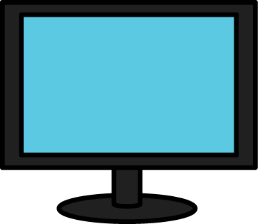 Clipart tv screen