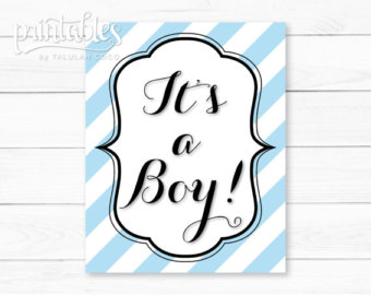 its a boy sign – Etsy