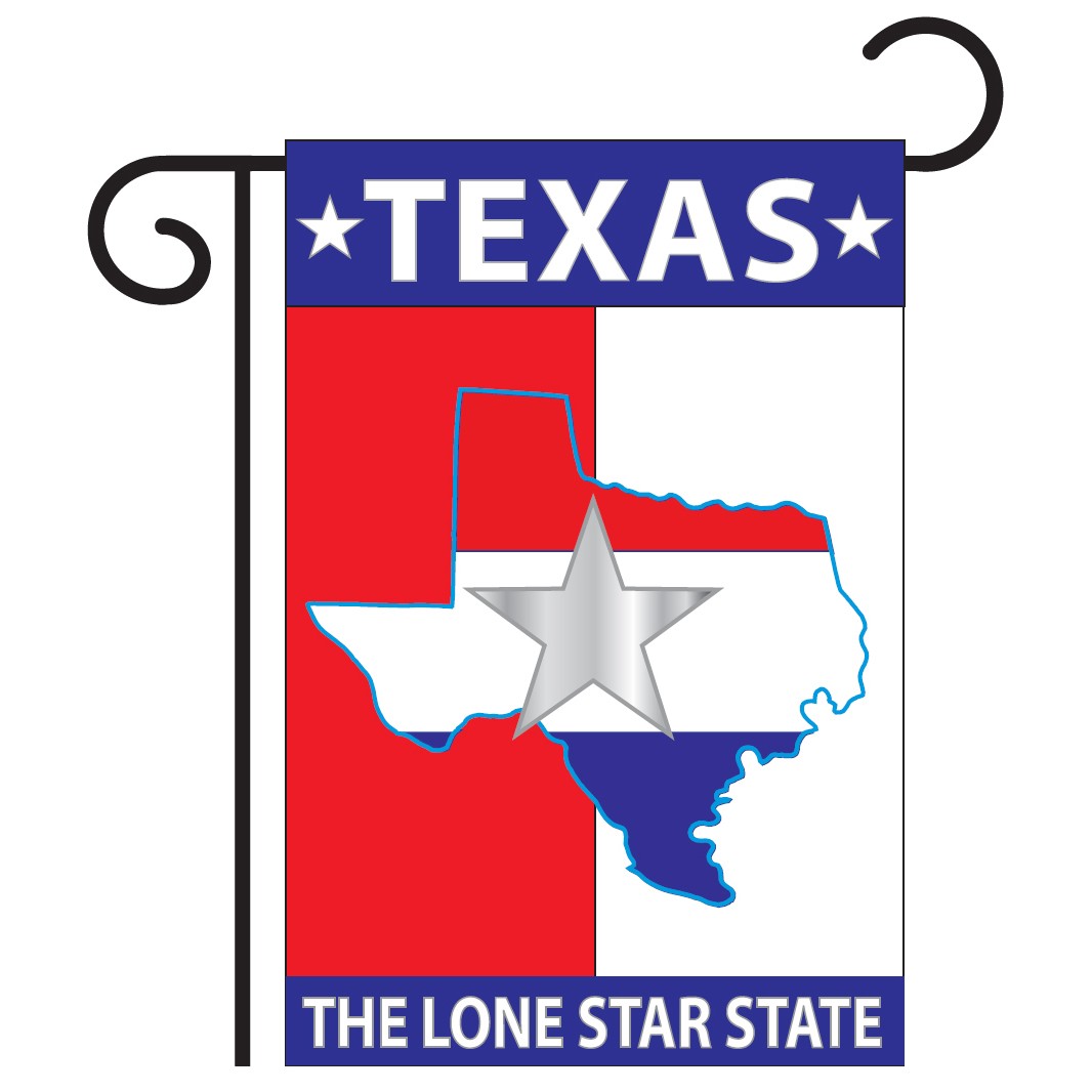Texas Lone Star State Garden Flag