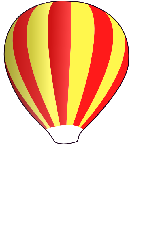 hot air balloon work in progress 1 coloring book ...