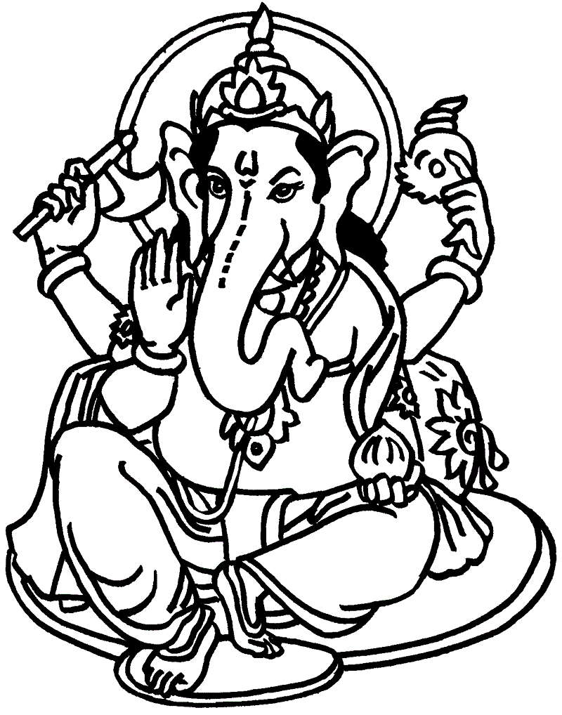 Ganesh Chaturthi | Coloring - Part 8 - ClipArt Best - ClipArt Best