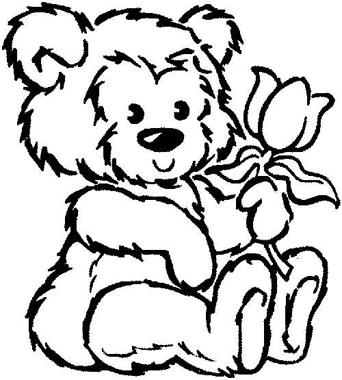 Disney Teddy Bear Coloring Pics for kids | Disney Cartoons ...