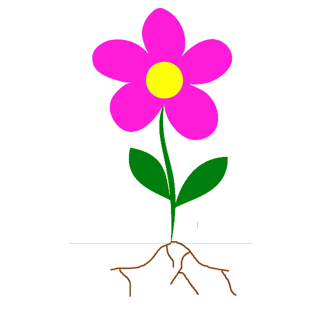 Flower With Stem Template - ClipArt Best