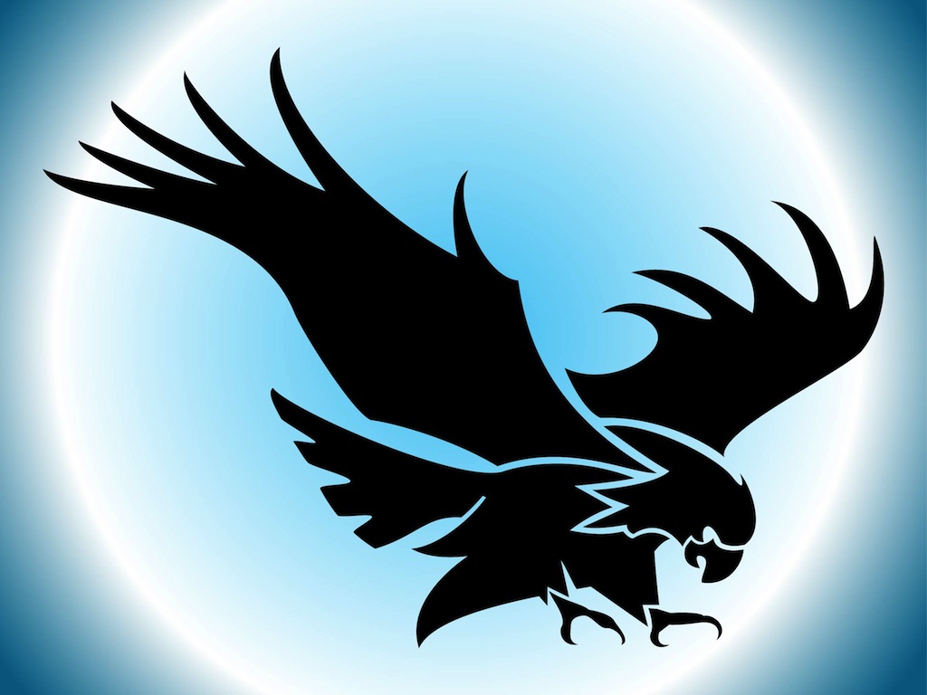 free eagle silhouette clip art - photo #23