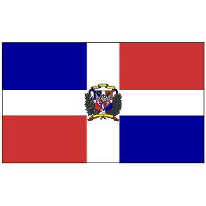 Dominican Republic Flag 3ft x 5ft Nylon