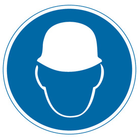 International Symbols Labels - Wear Head Protection (Graphic) from ...