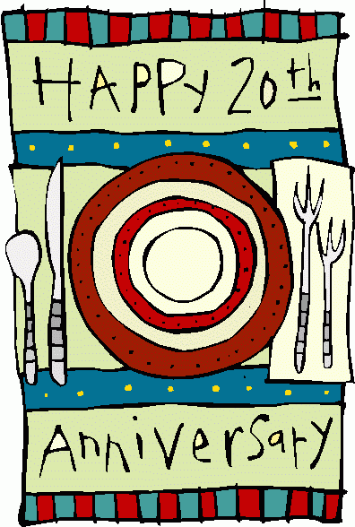 20th anniversary clip art free - photo #10