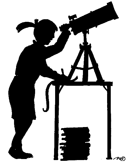 telescope clipart black and white - photo #19