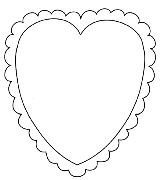 Line Art Heart Shape : Heart shape drawings clipart best