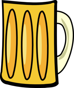 Beer Mug No Suds clip art - vector clip art online, royalty free ...