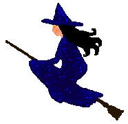 Large and Small Witches - Free Witch Clip Art - Clip Art of Witches