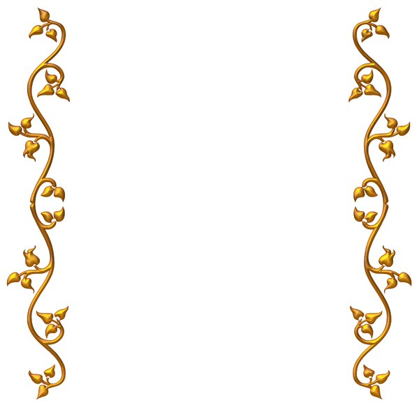 Real Gold Design Border - ClipArt Best