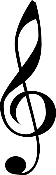 Treble Clefs clip art Free vector in Open office drawing svg ...