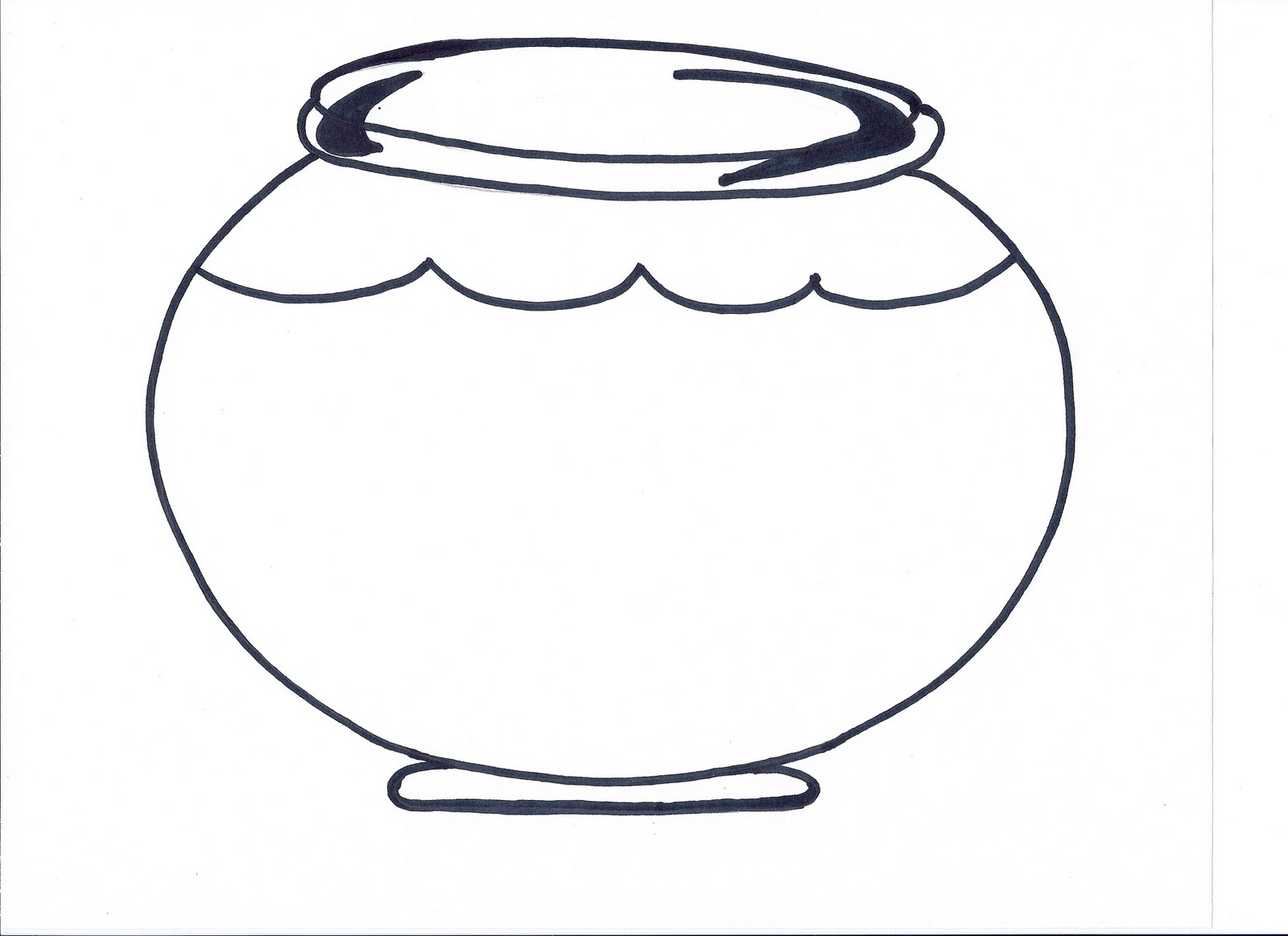 fishbowl printable | preschool | Pinterest