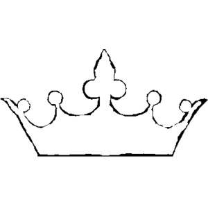 crown outline - Polyvore