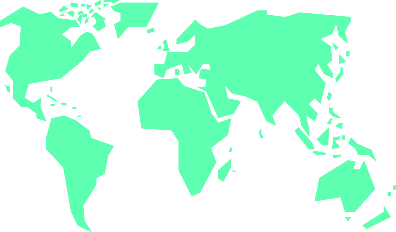 clipart of world map - photo #18