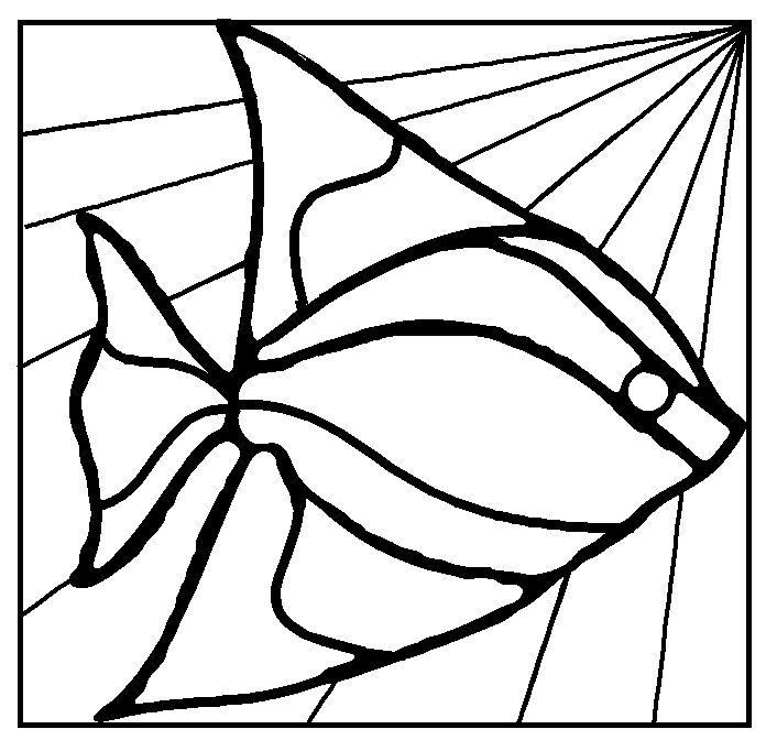 Free Stained Glass Mosaic Patterns | Fish & Duck Stained Glass ...