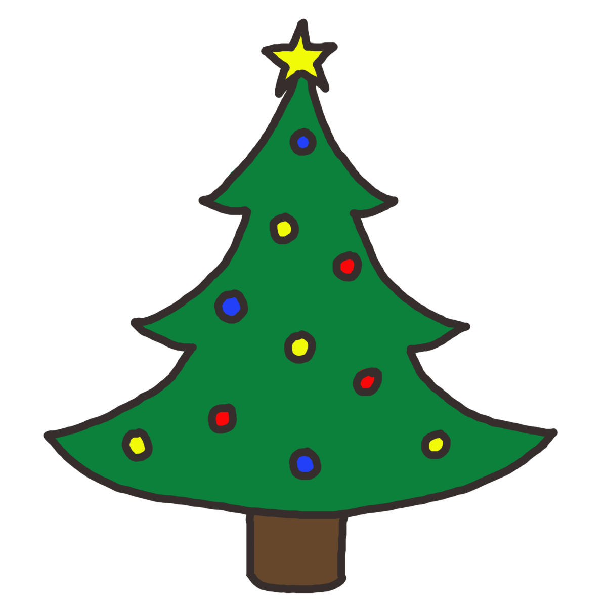 Christmas Tree Clip Art Free - Free Clipart Images