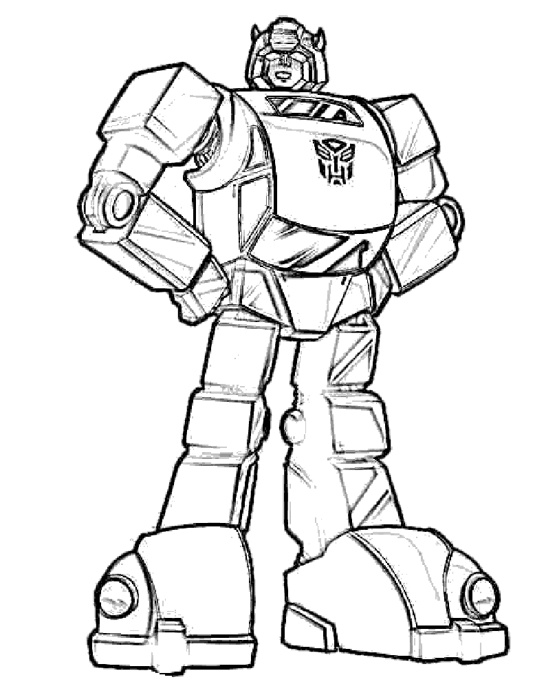 Bumblebee Transformer Coloring Pages - AZ Coloring Pages