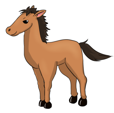 Cute Baby Horse Clipart - Free Clipart Images