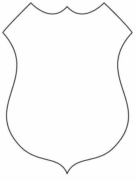 Free Printable Police Badge Template ClipArt Best