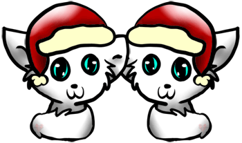 Cute Cat Face Cartoon Christmas, Echo's Cute Cat Cartoons with ...