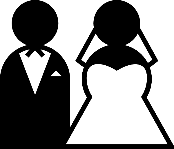 Wedding Sign clip art - vector clip art online, royalty free ...