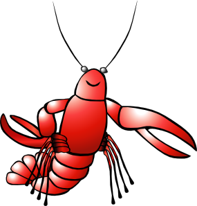 Crawfish 1 clip art - vector clip art online, royalty free ...
