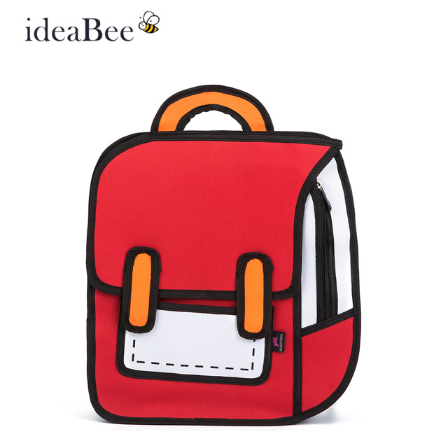 Aliexpress.com : Buy ideaBee New Arrival 2D / 3D Cartoon Backpacks ...
