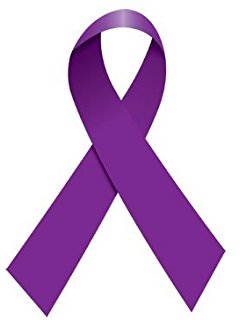 Amazon.com: 500 Purple Ribbon Awareness Stickers: Office Products