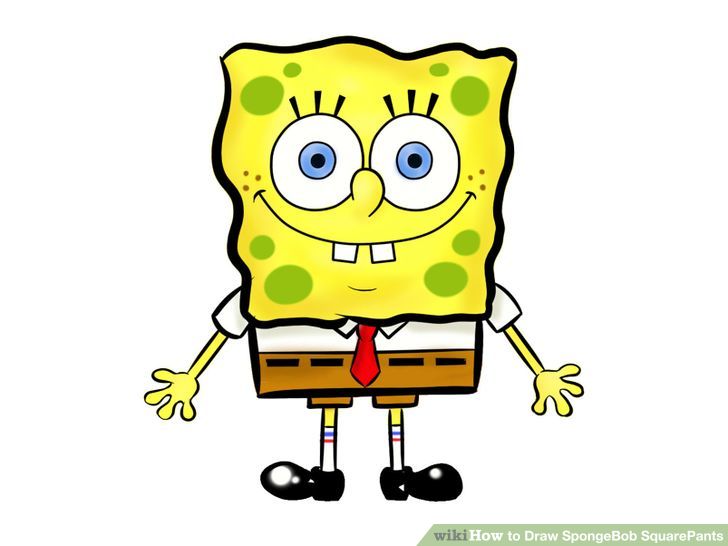 3 Ways to Draw SpongeBob SquarePants - wikiHow