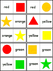 Spelling Worksheets: Colors at EnchantedLearning.com