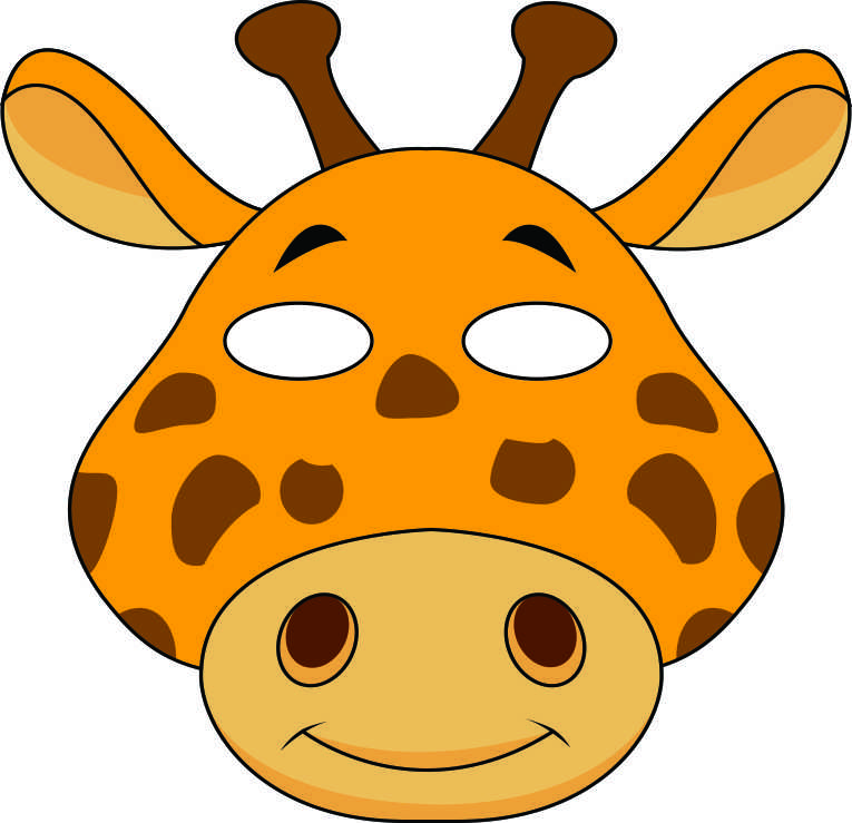 Giraffe Face Template - ClipArt Best