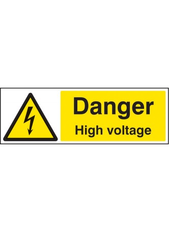 Danger high voltage | Safety Signs