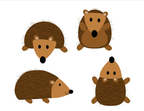 561 views Cute hedgehog clipart black and white