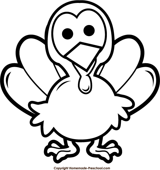 Simple Turkey Clipart